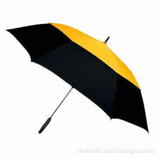 Golf Umbrella with EVA Handle, Made of 190T Polyester Material